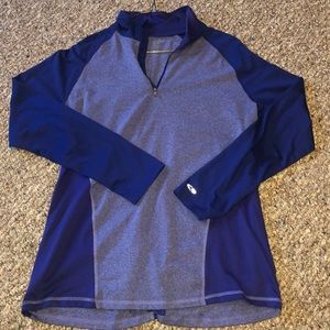 Champion Purple Athletic Long Sleeve, Size L